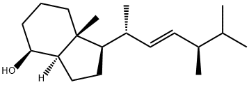 7a-Methyl-1-(1,4,5-trimethyl-hex-2-enyl)-octahydro-inden-4-ol 구조식 이미지
