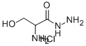 DL-SERINE HYDRAZIDE HYDROCHLORIDE Structure