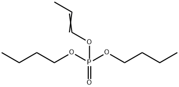 인산디부틸1-프로페닐에스테르 구조식 이미지