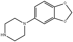 1-(1,3-benzodioxol-5-yl)piperazine Structure