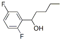 Benzenemethanol, -alpha--butyl-2,5-difluoro- (9CI) Structure