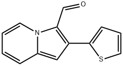 2-THIOPHEN-2-YL-INDOLIZINE-3-CARBALDEHYDE Structure