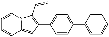 2-(Biphenyl-4-yl)indolizine-3-carboxaldehyde Structure