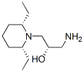 1-Piperidineethanol,alpha-(aminomethyl)-2,6-diethyl-,(alphaS,2R,6S)-(9CI) Structure