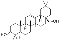 (3ALPHA)-OLEAN-12-ENE-3,28-DIOL Structure