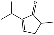 2-이소프로필-5-메틸-2-사이클로펜텐-1-온 구조식 이미지