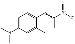 N,N-디메틸-4-(2-니트로-1-프로페닐)-m-톨루이딘 구조식 이미지