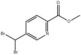 메틸5-(디브로모메틸)피콜리네이트 구조식 이미지