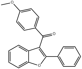 (4-METHOXYPHENYL)(2-PHENYL-3-BENZOFURANYL)METHANONE Structure