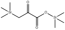 2-Oxo-3-(trimethylsilyl)propionic acid trimethylsilyl ester Structure