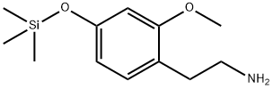 2-Methoxy-4-[(trimethylsilyl)oxy]benzeneethanamine Structure