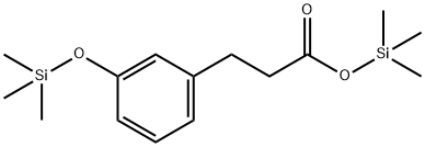 3-[(Trimethylsilyl)oxy]benzenepropionic acid trimethylsilyl ester Structure