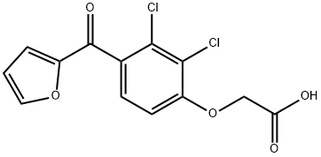 2,3-Dichloro-4-(2-furoyl)phenoxyacetic acid Structure