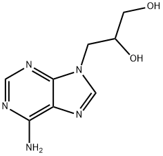 9-(2,3-Dihydroxypropyl)-adenine 구조식 이미지