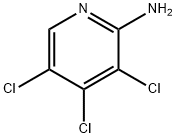 2-AMINO-3,4,5-TRICHLOROPYRIDINE 구조식 이미지