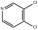 3,4-Dichloropyridine 구조식 이미지