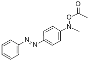 N-아세톡시-N-메틸-4-(페닐아조)벤젠아민 구조식 이미지
