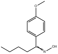 1-(4-Methoxyphenyl)-1-pentanone oxime Structure