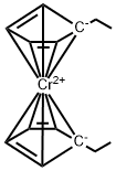 BIS(ETHYLCYCLOPENTADIENYL)CHROMIUM 구조식 이미지