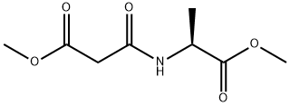 (S)-2-[2-(메톡시카르보닐)아세틸아미노]프로판산메틸에스테르 구조식 이미지