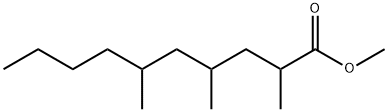 2,4,6-Trimethylcapric acid methyl ester Structure