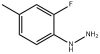 (2-FLUORO-4-METHYL-PHENYL)-하이드라진 구조식 이미지