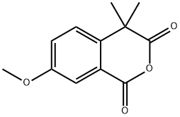 7-Methoxy-4,4-dimethyl-1H-2-benzopyran-1,3(4H)-dione 구조식 이미지