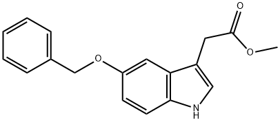 METHYL 5-BENZYLOXYINDOLE-3-ACETATE Structure
