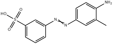 3-[(4-Amino-3-methylphenyl)azo]benzenesulfonic acid 구조식 이미지