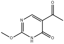 5-Acetyl-4-hydroxy-2-methoxypyrimidine Structure
