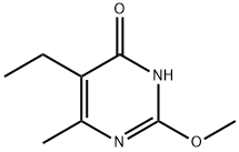 5-Ethyl-4-hydroxy-6-methyl-2-methoxypyrimidine Structure