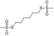 1,6-HEXANEDIYL BISMETHANETHIOSULFONATE Structure