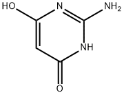 2-Amino-4,6-dihydroxypyrimidine 구조식 이미지