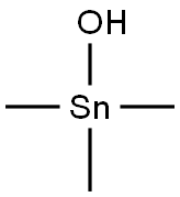 Trimethyltin hydroxide Structure