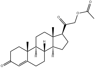 Deoxycorticosterone acetate  구조식 이미지