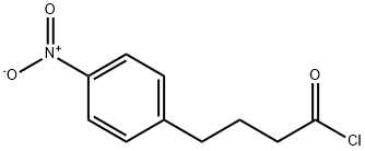 4-(4-nitrophenyl)butyryl chloride  구조식 이미지