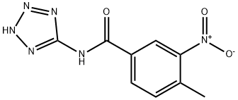 Benzamide, 4-methyl-3-nitro-N-1H-tetrazol-5-yl- (9CI) 구조식 이미지