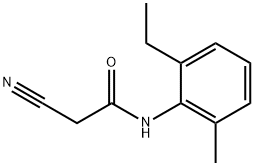 아세트아미드,2-시아노-N-(2-에틸-6-메틸페닐)-(9CI) 구조식 이미지