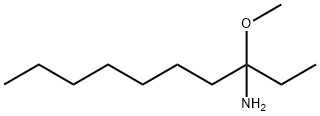3-메톡시-3-데칸아민 구조식 이미지