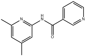 3-Pyridinecarboxamide,N-(4,6-dimethyl-2-pyridinyl)-(9CI) Structure