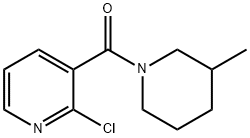 Piperidine, 1-[(2-chloro-3-pyridinyl)carbonyl]-3-methyl- (9CI) Structure