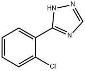 5-(2-클로로페닐)-1H-1,2,4-트리아졸 구조식 이미지