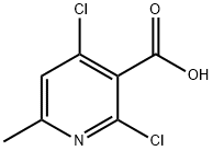2,4-DICHLORO-6-METHYLNICOTINIC ACID Structure