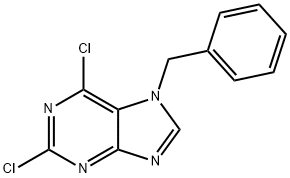 7-benzyl-2,6-dichloro-7H-purine Structure
