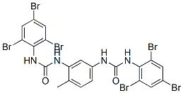 2,4-Tolylenebis(N'-2,4,6-tribromophenylurea) Structure