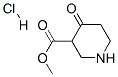 Methyl 4-oxo-3-piperidinecarboxylate hydrochloride 구조식 이미지