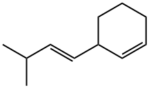 3-[(E)-3-Methyl-1-butenyl]-1-cyclohexene Structure