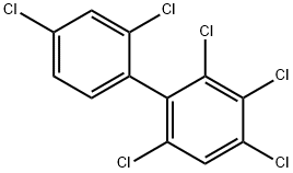 2,2',3,4,4',6-HEXACHLOROBIPHENYL 구조식 이미지