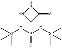 [(Isothiocyanatoamino)methyl]phosphonic acid bis(trimethylsilyl) ester Structure