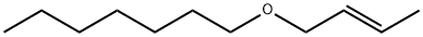 1-[(E)-2-Butenyloxy]heptane Structure